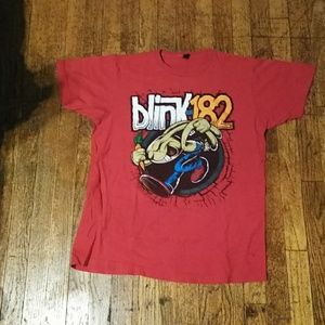 Men's blink 183 rock band tee medium
